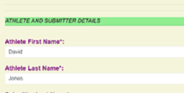 Form Grouping Format