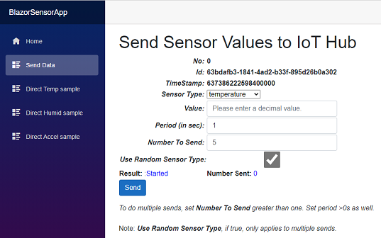 Simulated Device App